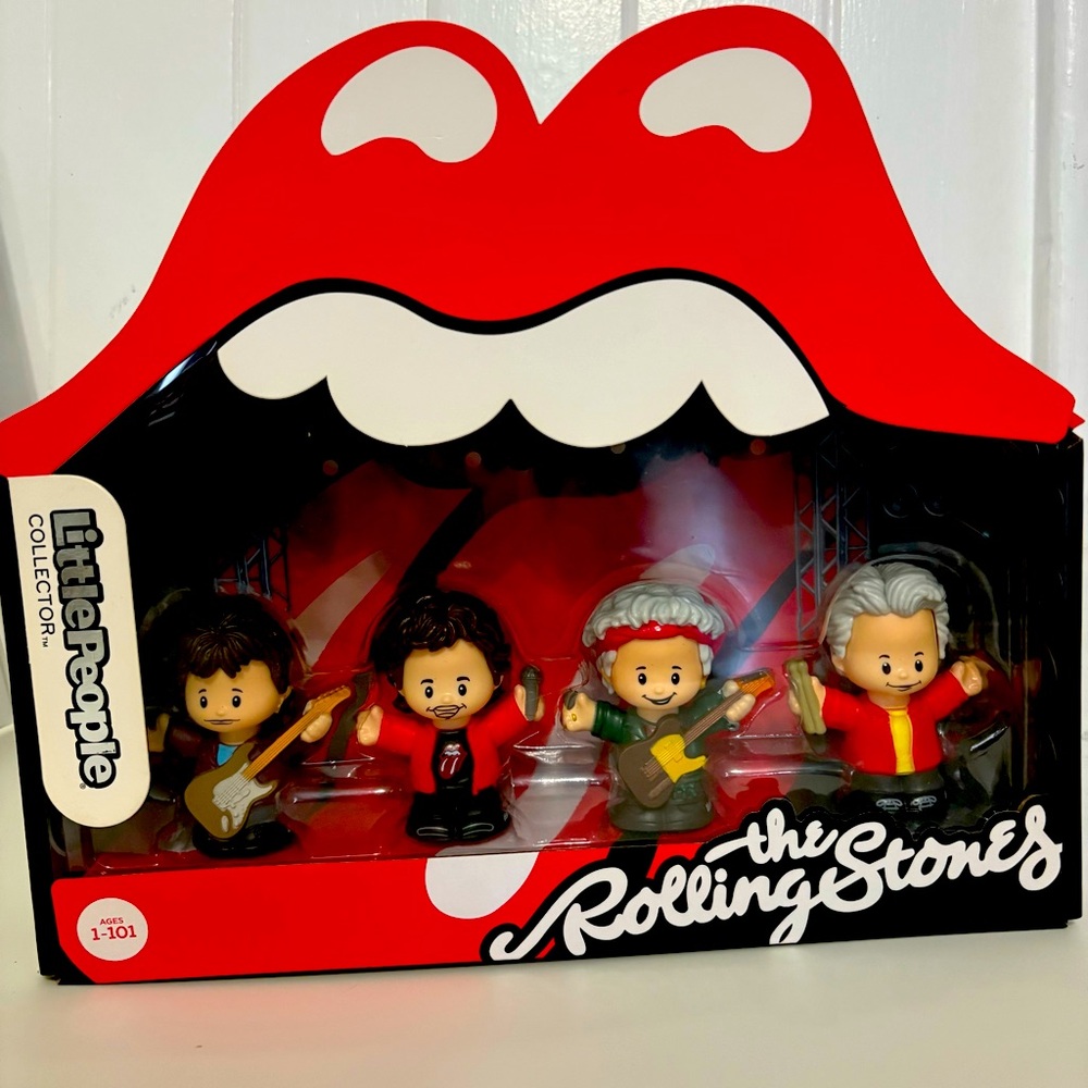 The Rolling Stones Fisher Price Little People Boxed Set Collectible NWT 🎵🎸🥁🎤
